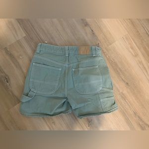 Cotton High Waisted Jean Shorts